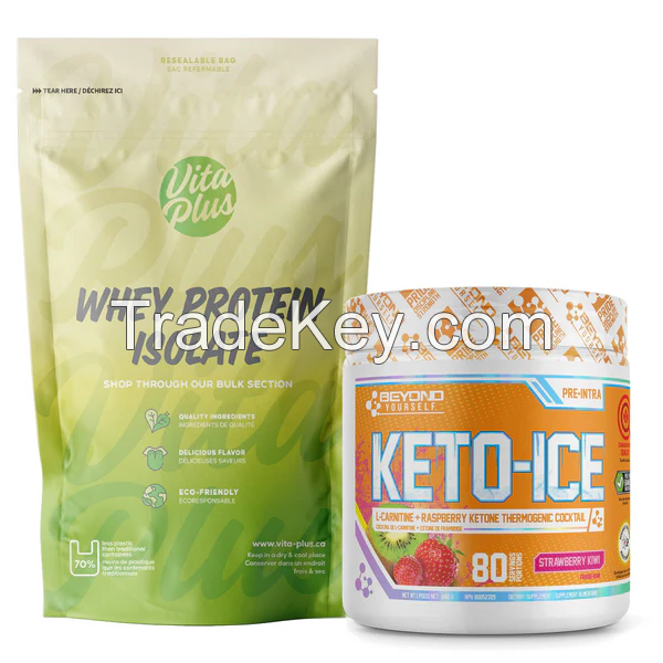 [COMBO] Whey Protein Isolate (5lbs) + Keto-Ice (80 Servings)