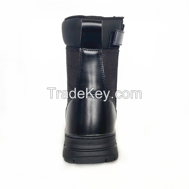 Men injection construction military army tactical black boots