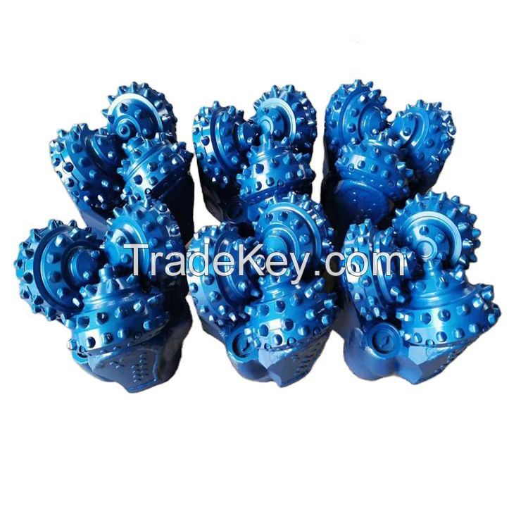 Water drilling tungsten carbide hard rock supports custom TCI roller tri-cone rock bits