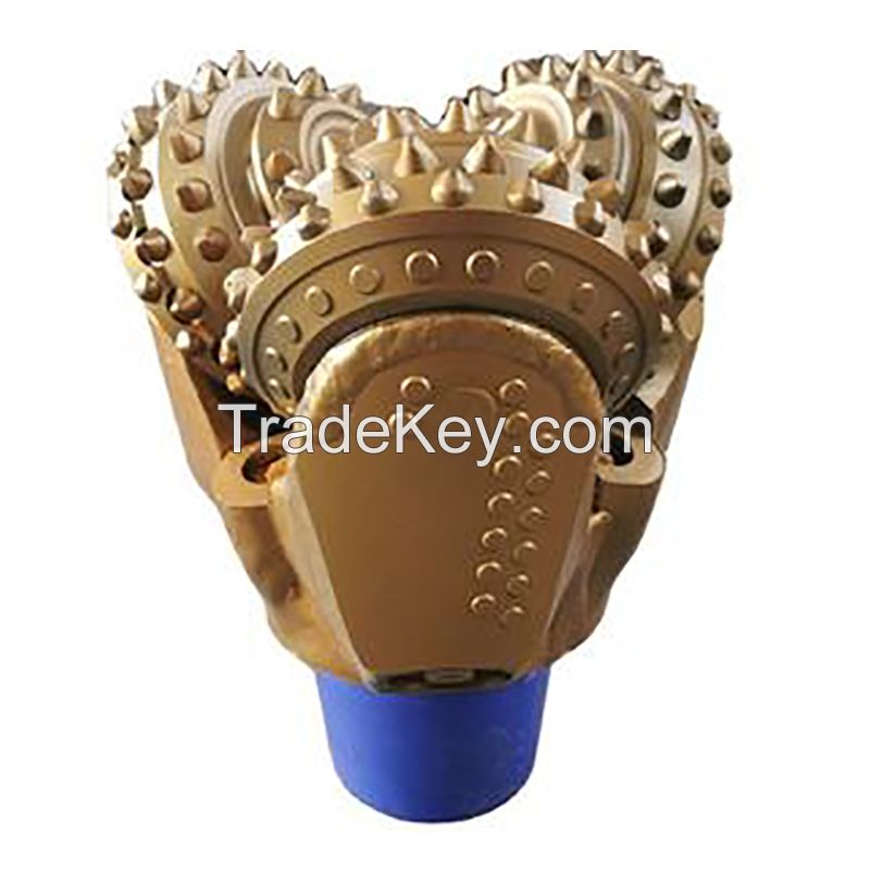 Water drilling tungsten carbide hard rock supports custom TCI roller tri-cone rock bits