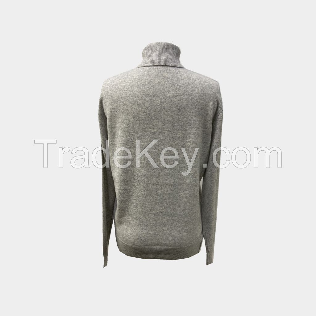 simple style crew neck sweater 