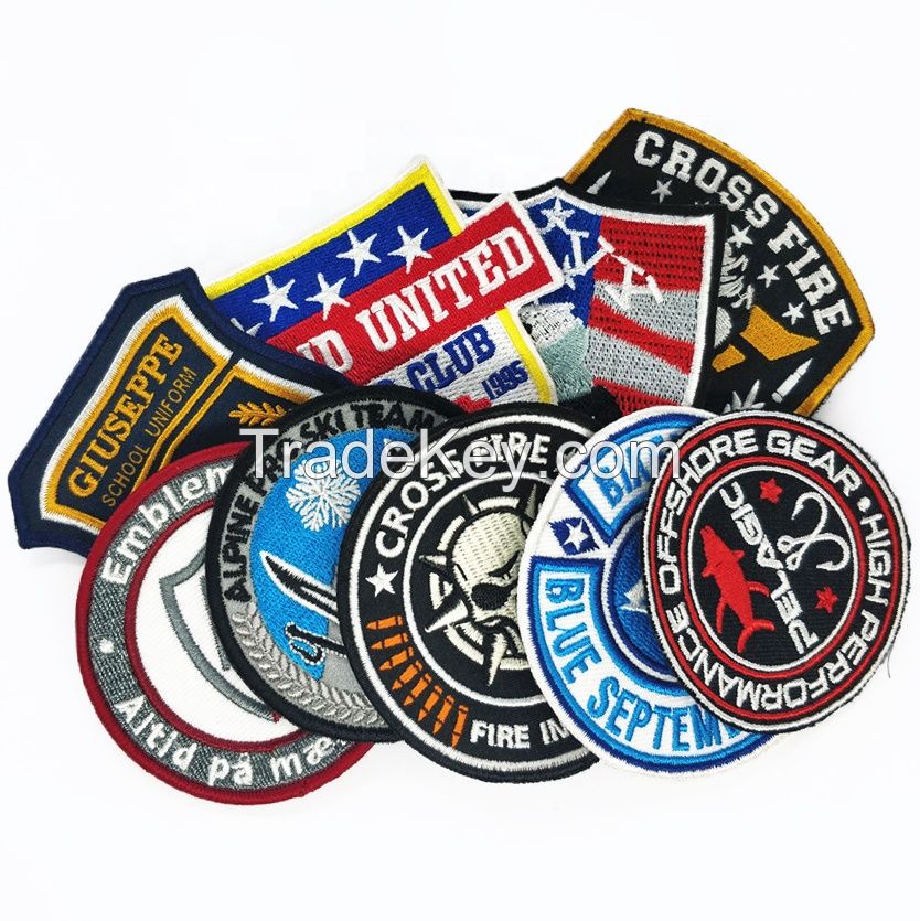 Custom personalized embroidery badge patches