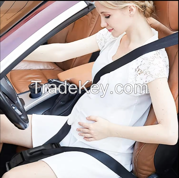 Maternity Seat Belts Pregnant Woman Seatbelt Pregnancy Car Seat Belt Adjustable Black