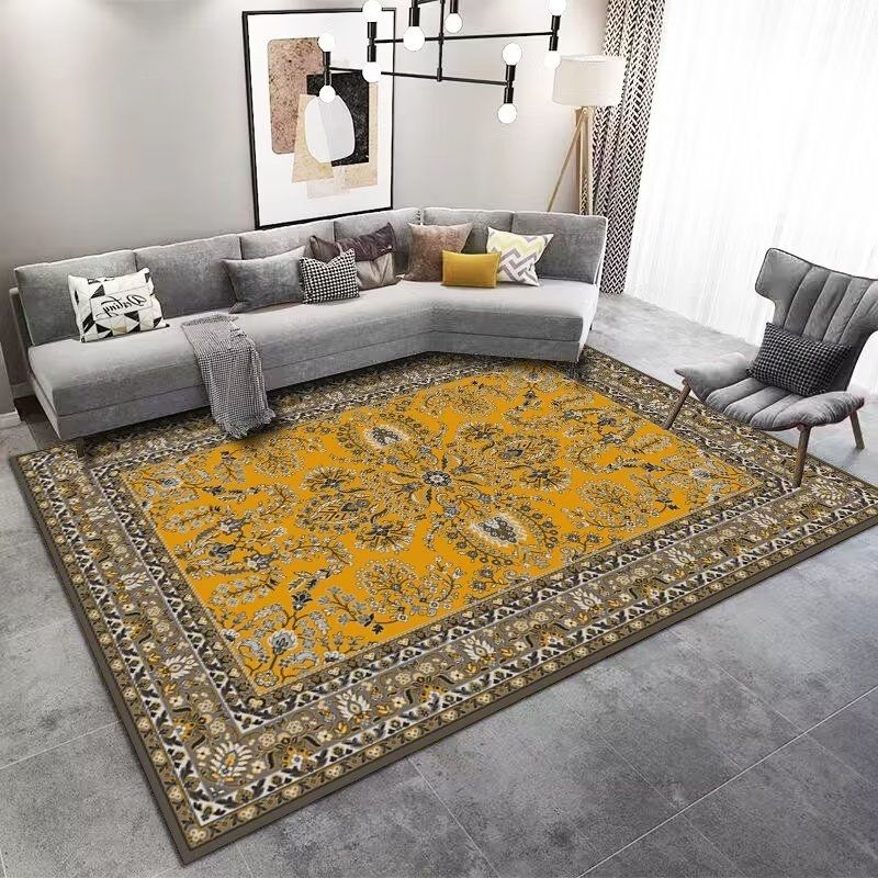 2024 New Design Yellow Persian Carpet Large 8'x10'