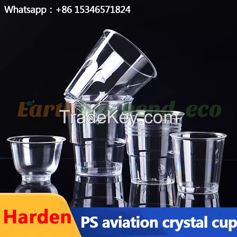 Disposable PS Plastic Cup Custom Clear Compostable