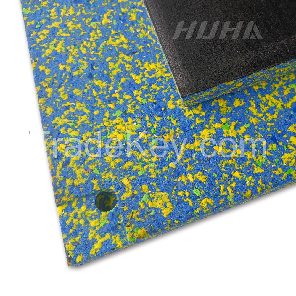 Gym Rubber Floor Tiles Foaming Mat Wear Resistance Anti-Vibration Rubber Flooring Gym Equipment Rubber Mat