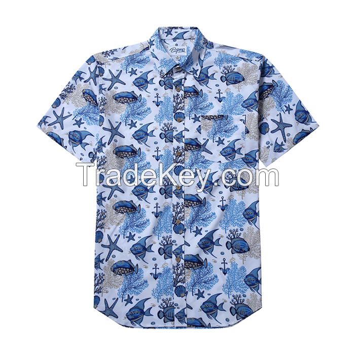 Digital Print Cotton Shirt