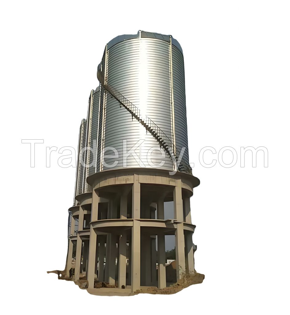 Poultry Feed Farm Silo Grain Silos for Sale Rice Husk Silo