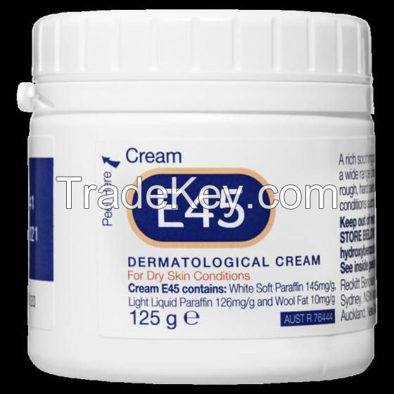 E45 Dermatological Cream 125g For Dry Skin Conditions And Eczema Non-greasy