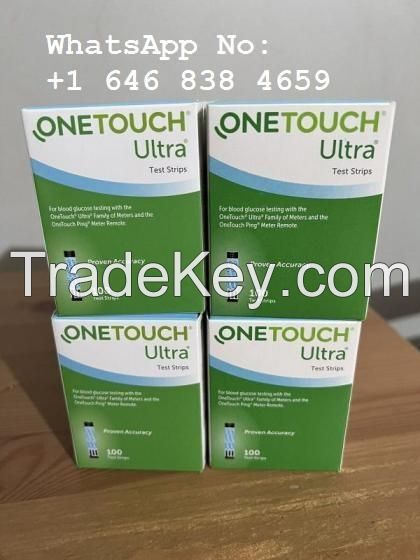 OneTouch Ultra Blood Glucose Test Strips, 100 Count