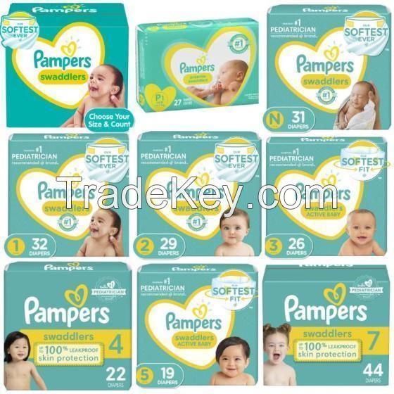 Pampered Choice Disposable Diapers Baby Diapers Size Newborn 1 23 4 5 6 7