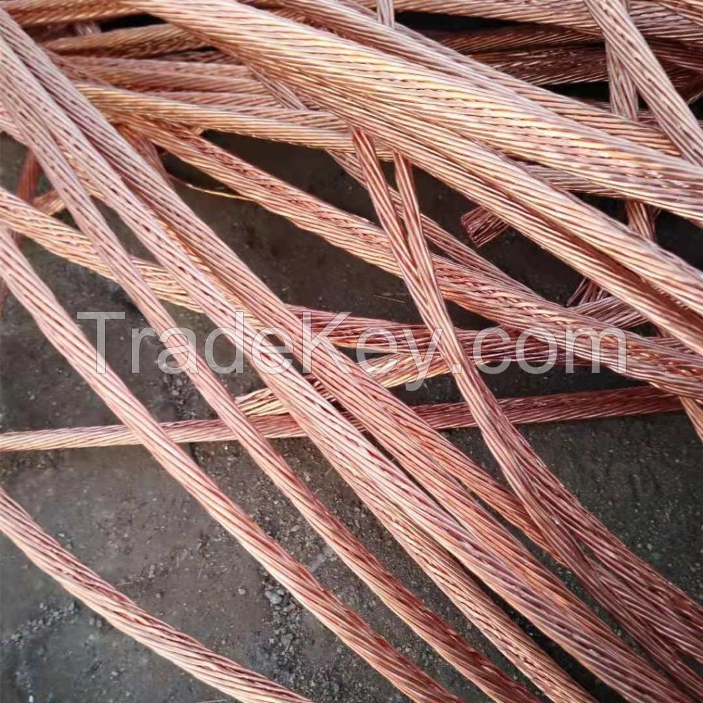 High Purity Copper Wire Scrap 99.99%,Cheap Copper Scrap 99% 99.95%Cu(Min) Red Cooper wire