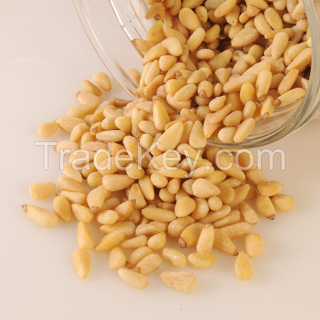 Roasted and Salted Pine Nuts , Pine Nuts in Shell and Pine Nut Kernels