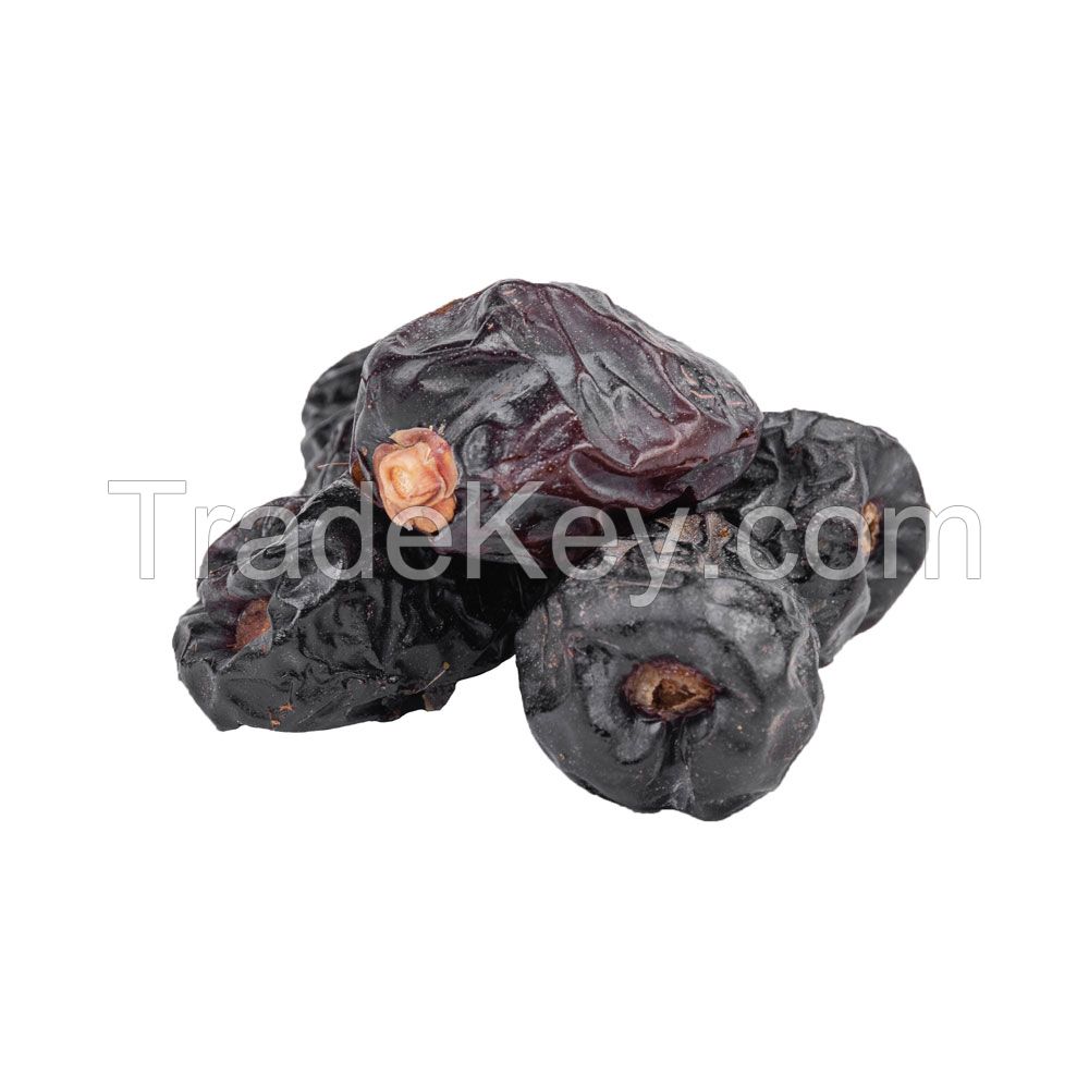 dried Ajwa Date fruit whole Black color Ajwa Dates for sale