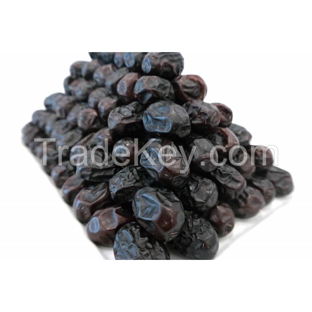 dried Ajwa Date fruit whole Black color Ajwa Dates for sale