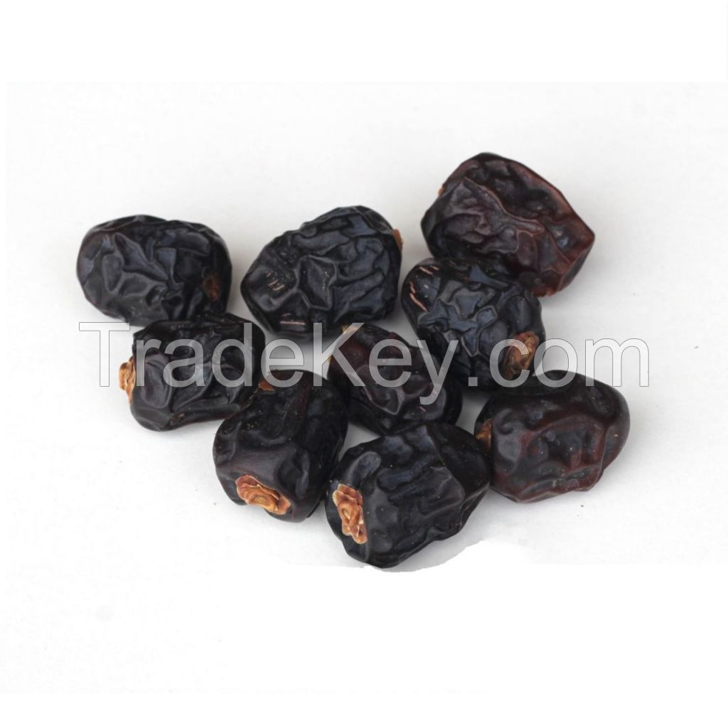 dried Ajwa Date fruit whole Black color Ajwa Dates for sale