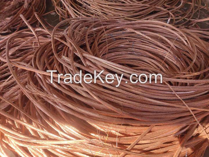 99.95-99.99% No.1 scrap copper/bare copper wire scrap/motor scrap copper wire