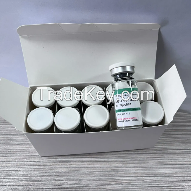 High Quality 99% Purity Bac Water Bacteriostatic Water for Injection Peptide 10ml 30ml