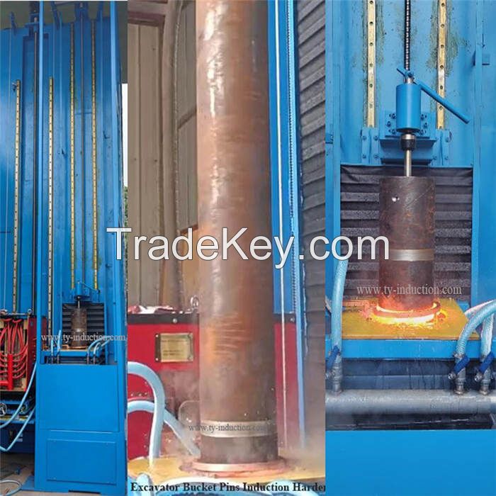 Excavator Cylinder Pins Induction Hardening