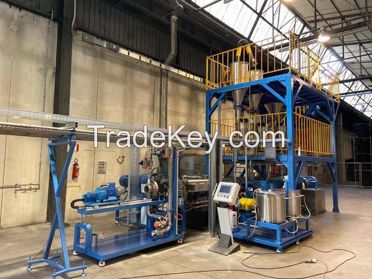 underwater plastic extrusion machine