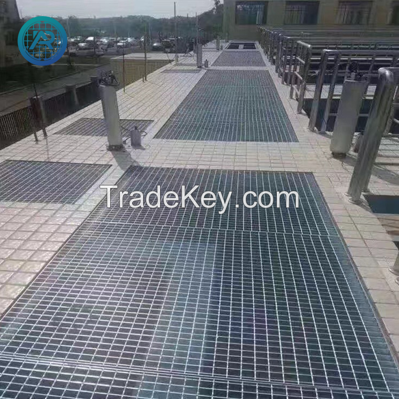 galvanized steel grate walkway