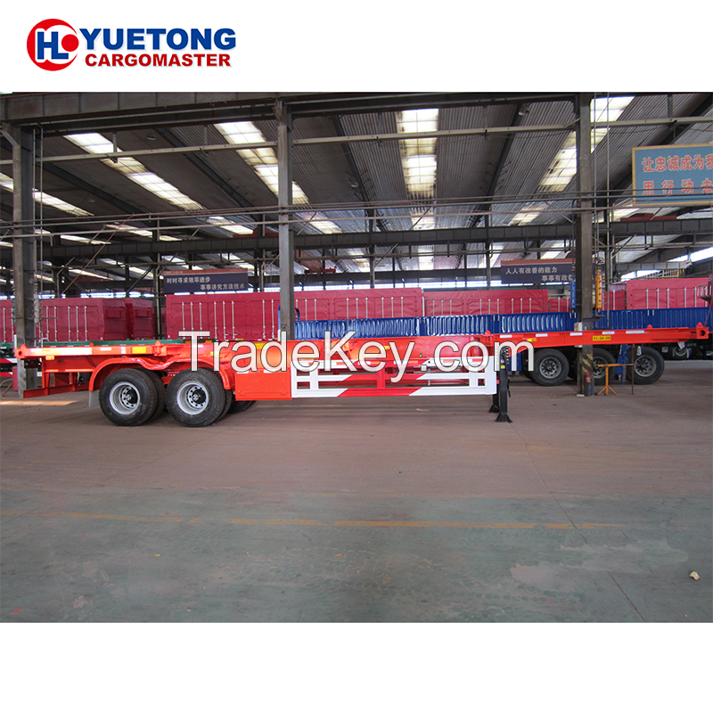 3 axles mechanical suspension steel tire 12 twist lock  container chassis semi trailer for transport