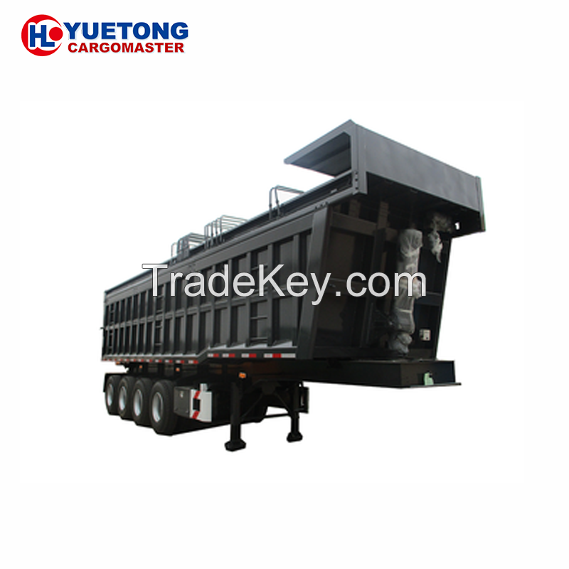 45cbm rear dump semi trailer