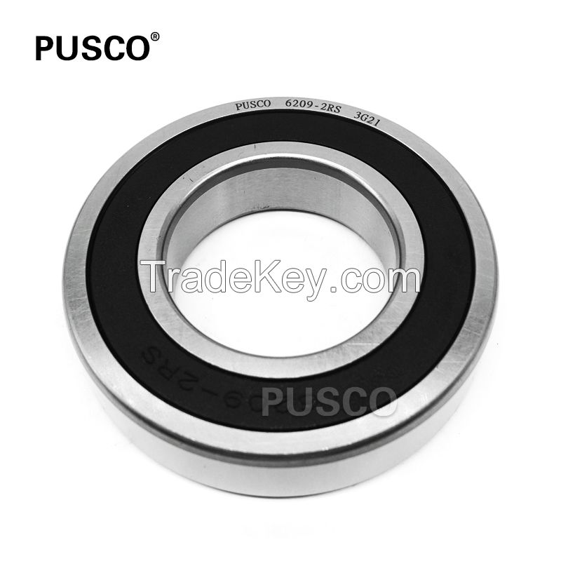 PUSCO High Speed Cheap Price 25*52*15mm Motorcycle Bearing  6209 6209ZZ 6209-2RS 45x85x19mm For Clutch Water Pump Engine