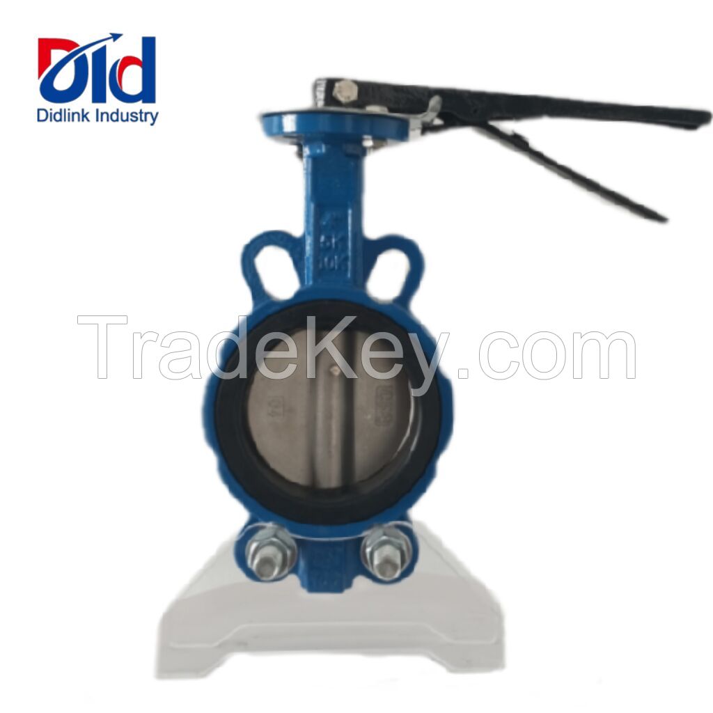 high quality Chinese factory directly selling Manual butterfly valve wafer type