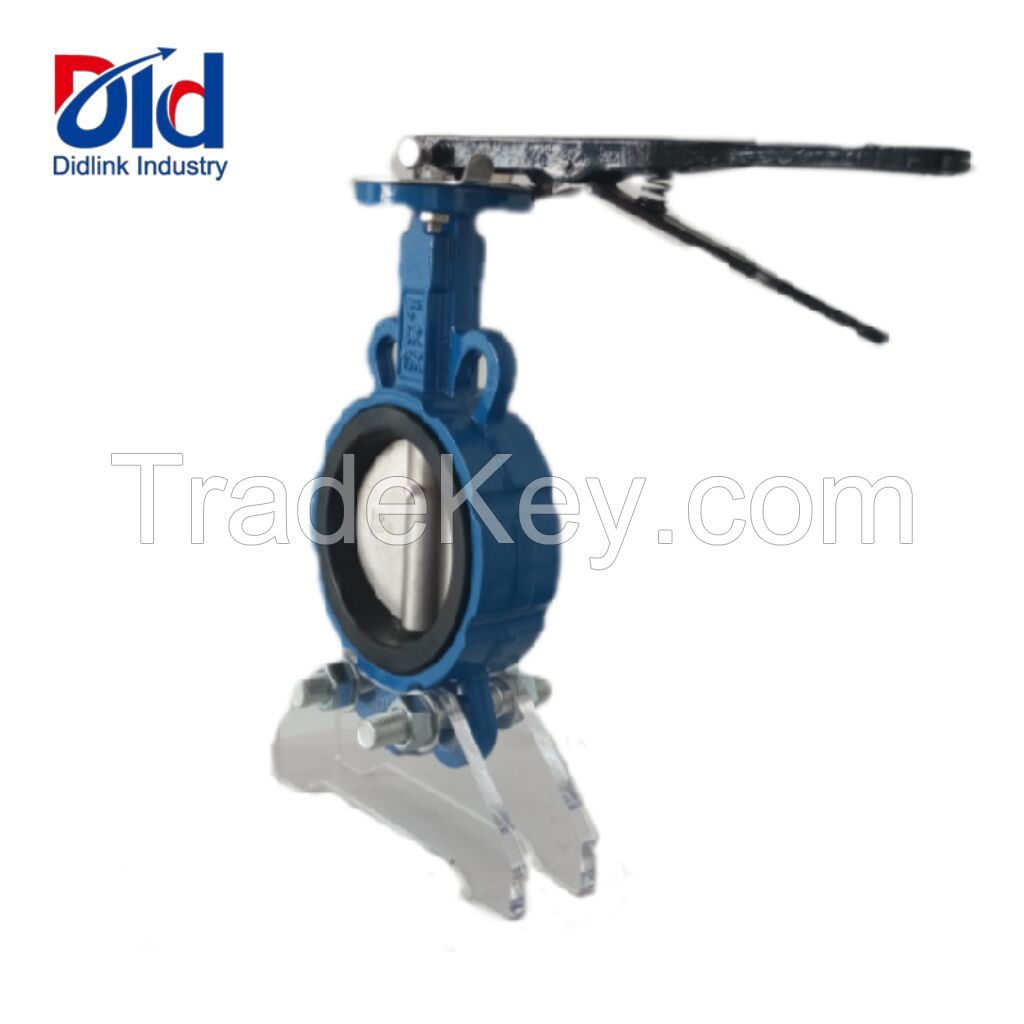 Manual butterfly valve wafer type