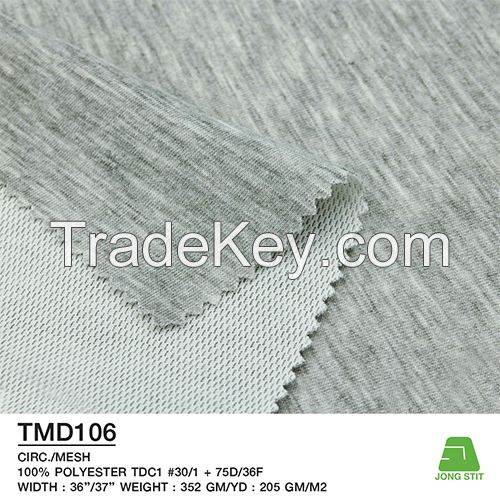 Mesh Melange Knitted fabric