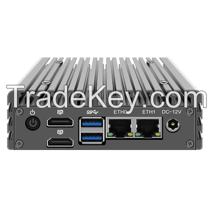 Topton X86 P5 12th Gen  Mini RouteIntel i3 N305 N200 N100 N97 DDR5 Firewall PC 2xi226-V 2.5G LAN Fanless Mini PC Proxmox Server