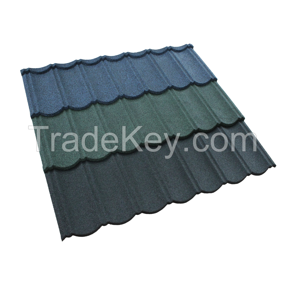 New fashion stone coated metal roofing tiles /roofing tiles for home