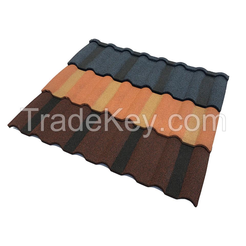 2024 New Type Popular Roofing Materials 1340*420mm Aluminized Zinc Steel Roof