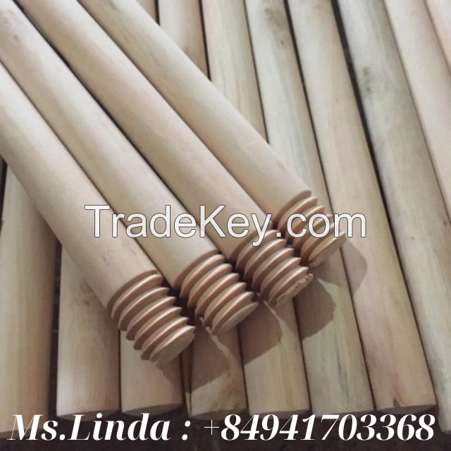 High quality Wooden Broom Handle Sticks Raw and PVC Coated 100% Eucalyptus