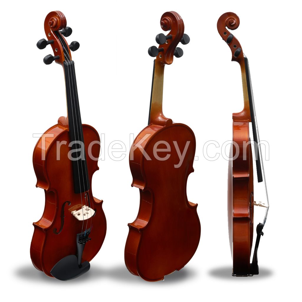 New Student Band 4/4 Acoustic Orchestral Violin Fiddle red/yellow/antique brown with Case Bow Rosin