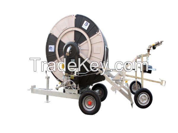 2024 hose reel machine with boom for farm irrigation systems