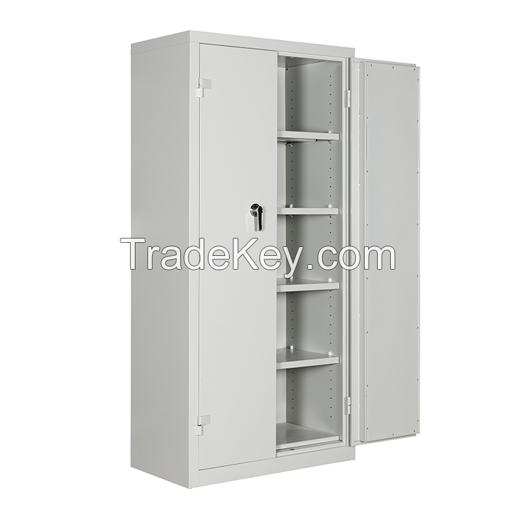 2 Door Fireproof Office Filing Cabinet Metal Cupboard Safe