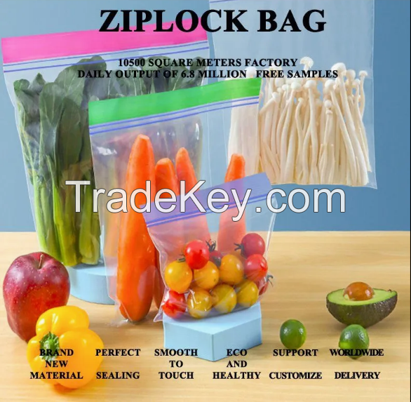 Ziplock Matte Frosted Clear Zip Lock Bag LDPE HDPE CPE EVA PE PVC Plastic Package Garment Clothing Tablet Dispensing Drug Medical Food Packaging Packing