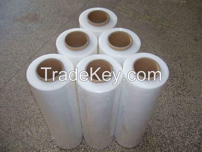 20micron Roll PE Stretch Film by machine use