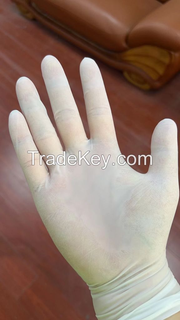 nitrile gloves.