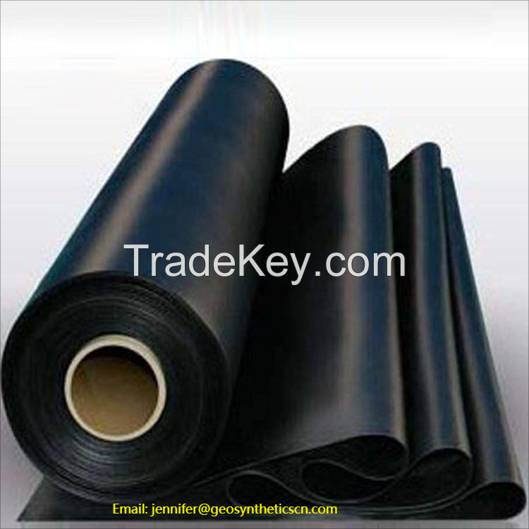 100% Virgin 0.75mm Dam Liner HDPE Geomembrane for fish pond