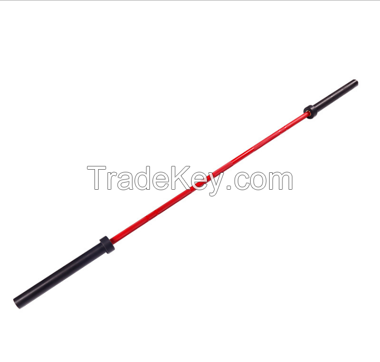 Newly Ceramic Coated Straight Barbell Bar Gym 1200lbs Load Capacity For Gym Use