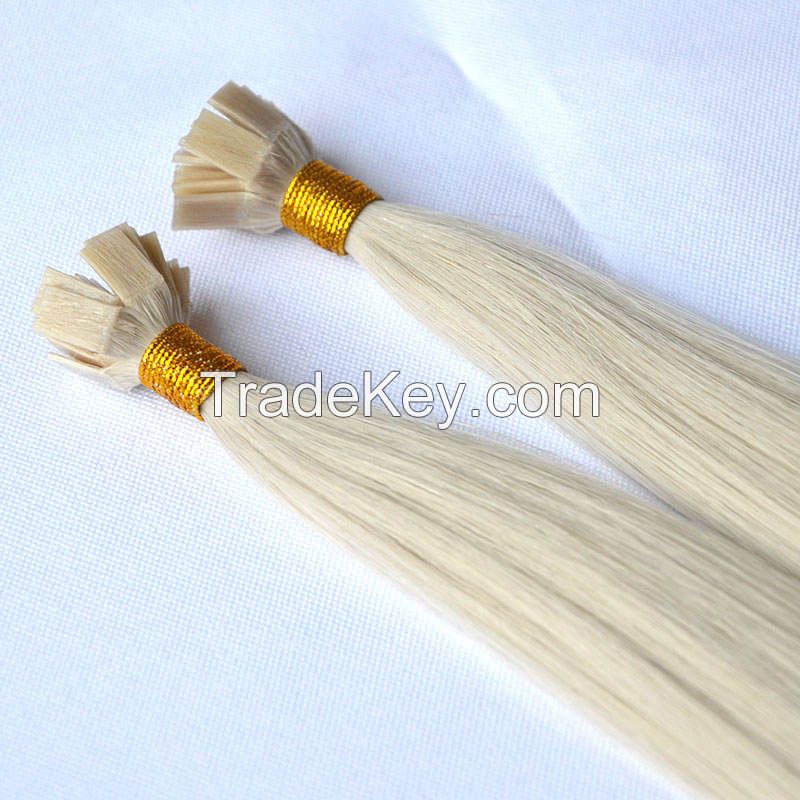 Flat tip hair extension