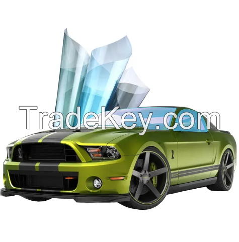 Custom made Black Car Stickers Safety Glass Ir100% Solar Tint Electric Nano Ceramic Auto Window Tinting Film