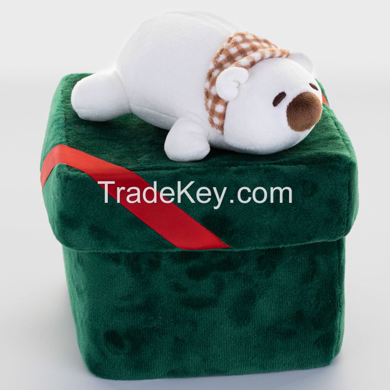 Custom Plush Tissue Boxes Car Decoration Car Tissue Box Holder Wholesale Cartoon Figure Tissue Box Plush Toy