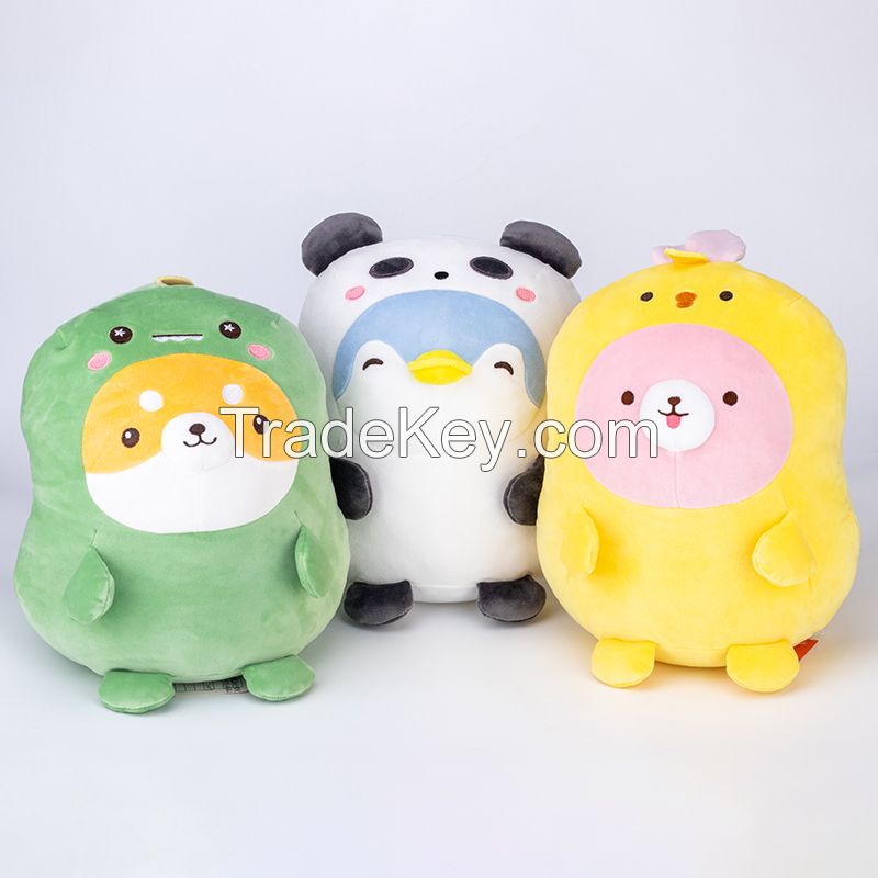 Custom Cute Soft Toys Cartoon Stuffed Animal Customized Plush Pillow Best Seller Plush Toy New Soft Toy Factory