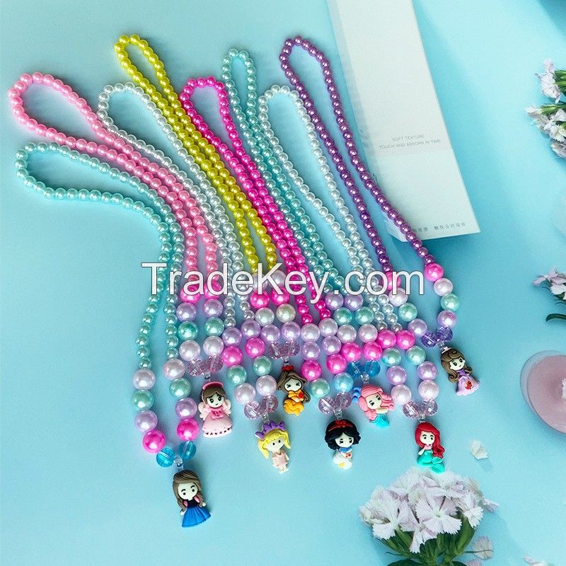 Kids Gifts Plastic Bead Bracelet Colourful Beaded Bracelet Girls Toys Plastic Toys