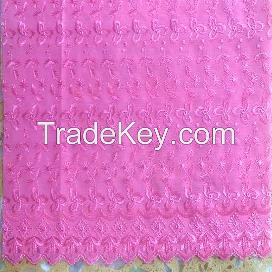 High quality embroidery fabrics