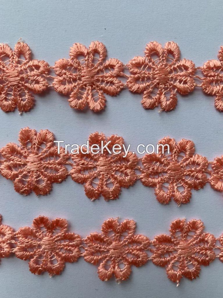 embroidery lace fabric trimming